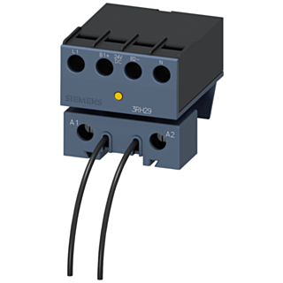 coupling link 24 V DC, screw terminal, for mounting on coil connections of the contactors 3RT2.2 connection B1/B2 for 1 NO