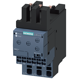 Monitoring relay, can be mounted onto 3RT2 contactor, size S00 basic, 4-40 A