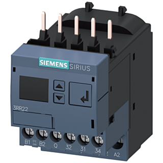 Monitoring relay, can be mounted onto 3RT2 contactor, size S00 standard, 1.6-16 A