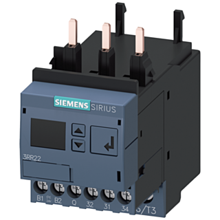 Monitoring relay, can be mounted onto 3RT2 contactor, size S00 standard, 4-40 A