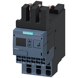 Monitoring relay, can be mounted onto 3RT2 contactor, size S00 standard, 4-40 A
