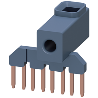 Parallel connector with connection terminal, 4-pole for 3RT101.