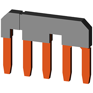 Parallel connector without connection terminal, 3-pole for 3RT102.