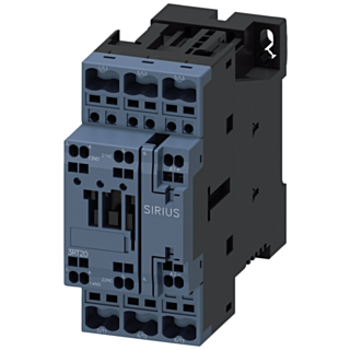 Contactor, AC-3e, 25 A/11 kW/400 V, 3-pole, 24 V DC, function module optional, 1 NO+1 NC, spring-type terminal