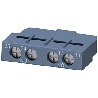 Auxiliary switch transverse, 2 NO for circuit breaker, S00/S0