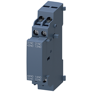 Auxiliary switch attachable on the side 2 NO + 2 NC for circuit breaker, S00/S0