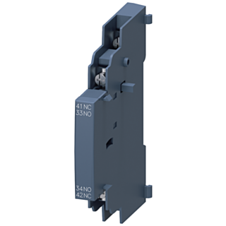 Auxiliary switch attachable on the side 1 NO + 1 NC, for circuit breaker S00/S0