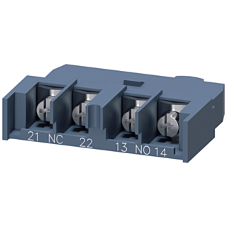 Auxiliary switch transverse, 1 NO + 1 NC, for circuit breaker S00/S0