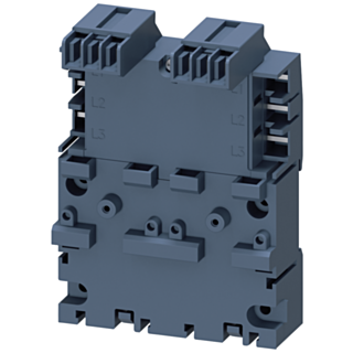 3-ph. busbar incl. extension connector for 2 circuit breakers S00 and S0