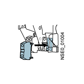 accessories circuit breaker 3WL aux.switch block 2NO +2NC