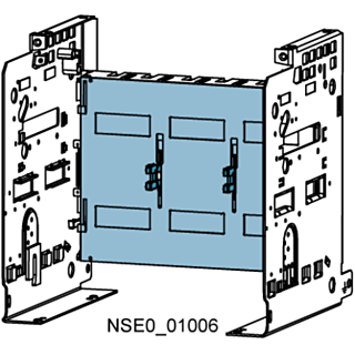 accessories circuit breaker 3WL shutter for guide frame 3p size iii, with locking device