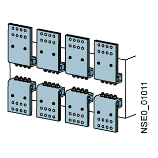 accessories circuit breaker 3WL maine conductor conn. 1 piece fixed-mounted circ.br. size III front conn. top dual hole front accessible up to4000A
