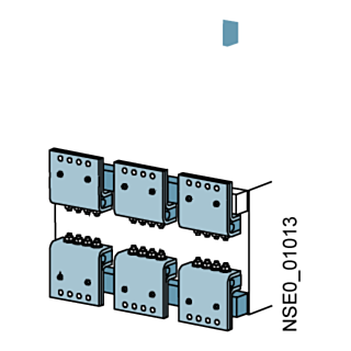 accessories circuit breaker 3WL maine conductor conn. 1 piece withdrawable circ.breaker sz ii front conn. single-hole front accessible up to2500A