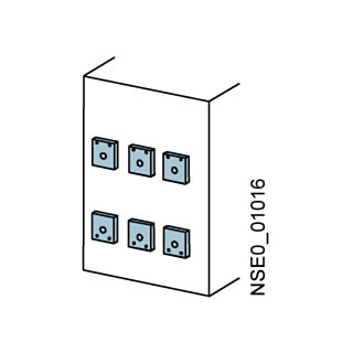 accessories circuit breaker 3WL maine conductor conn. 1 piece withdraw. circ. breaker sz i connection flange, up to 1000A