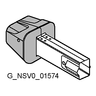 Handle 8UC7 with masking plate, spare part for rotary operating mechanism