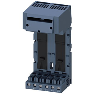 Twin extension block, connection main circuit: screw terminal