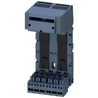 Twin extension block, connection main circuit: spring-loaded terminal