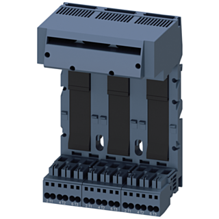 Triple extension block, connection main circuit: spring-loaded terminal, 3
