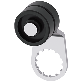 Twist lever for position switch 3SE51 metal lever, 27 mm, level 9 mm