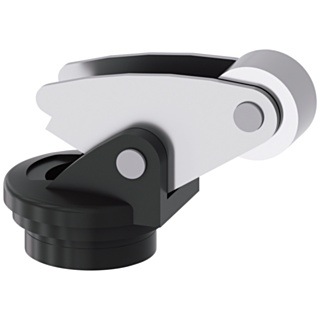 Actuator head for position switch 3SE51/52 angular roller lever, metal lever