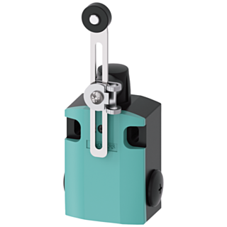 Position switch, metal encl. 56 mm wide, 1 NO/1 NC slow-action contacts