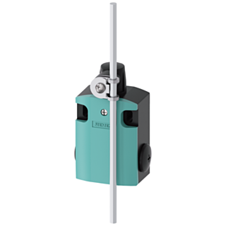 Position switch, metal encl. 56 mm wide, 1 NO/1 NC