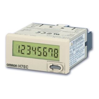 672690-Total counter, 1/32DIN (48 x 24 mm), self-powered, LCD with bac