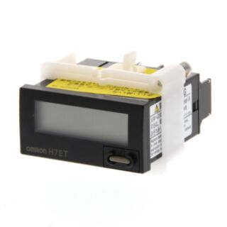 672662-Time counter, 1/32DIN (48 x 24 mm), self-powered, LCD, 7-digit,