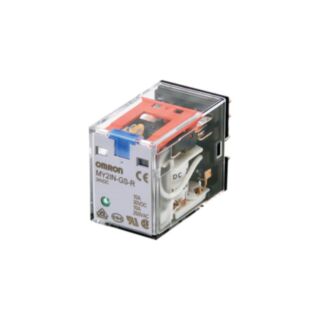 720095-Relay, plug-in, 14-pin, 4PDT, 6 A, mechanical & LED indicators,