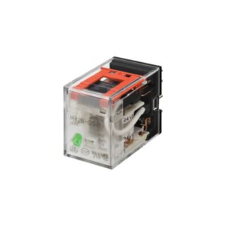 720092-Relay, plug-in, 14-pin, 4PDT, 6 A, mechanical indicator, 220/24