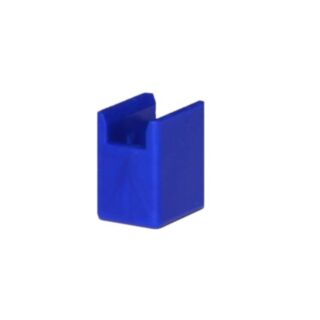 Box of 100 caps for P2DN short bar: insulation cap for the short bar cut, blue color