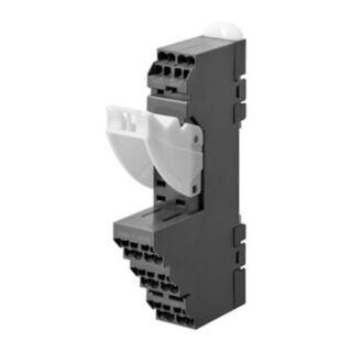 Base G2R-S Calha DIN 8 pinos Alavanca de expulsão Push-in+