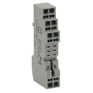 Socle pour relais, type P2RF, 8 broches, bornes à ressort, 5A, 250V, pour type(s); H3RN-2,G2R-2-SN