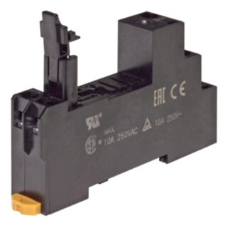 Zoccolo, montaggio su guida DIN/superficiale, 5 pin, terminali a vite
