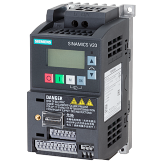 SINAMICS V20, 1 AC 200-240 V, 0,12 kW, IP20 / UL open type, FSAA, B