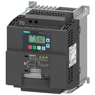 SINAMICS V20, 1 AC 200-240 V, 3,00 kW, IP20, FSAD, B