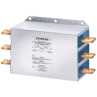 SINAMICS line filter Cl. A1 Input: 380-480V 3AC, 50/60 Hz 1200A NMA: A5E00105341