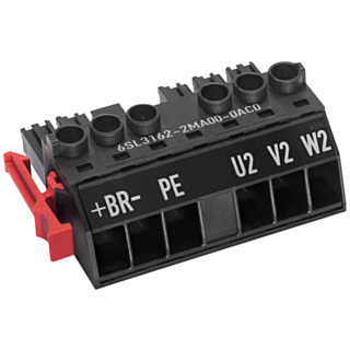 SINAMICS S120 POWER CONNECTOR C-/D-TYPE WITH SCREW TERMINALS FOR MOTOR MODULES 3-30 A FRAME SIZE: BOOKSIZE
