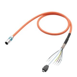 Single cable prefabricated 4G0.38+2x0.38+4x0.2 C SPEED-CONNECT M12 con