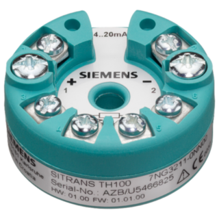 Temperature transmitter SITRANS TH100 for PT100 for installation in connectio...