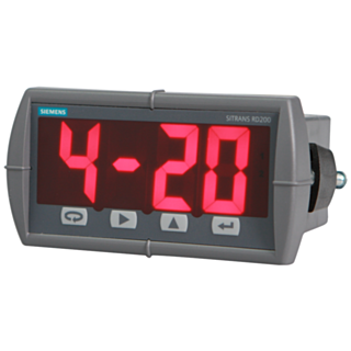 The SITRANS RD200 is a universal input, panel mount remote digital display fo...