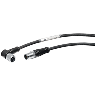 SIMATIC RF, MV connecting cable, RS422, M12/M12 angled, 2 m