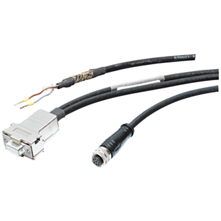 RS232 plug-in cables (Y cable) pre-assembled, between reader and PC (RS232), 5 m