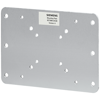 SIMATIC RF600 aluminum holding plate for RF610R reader, RF615R and antennas RF615A, RF622A; 180 x 130 x 2.5 mm LxWxH; packing unit 1 unit.