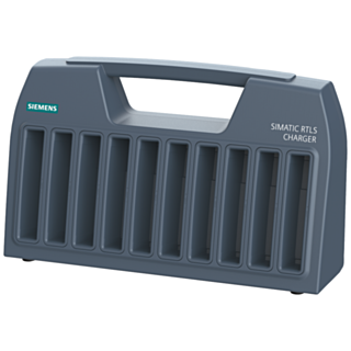 SIMATIC RTLS accessory charging station for transponder, in: AC: 100-240 V, with power plug CEE 7/7 for parallel charging of 10 tags, type RTLS4083...