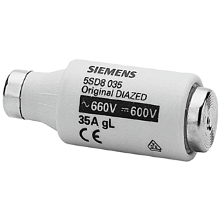 DIAZED fuse link 690 V for cable and line protection operational class gG