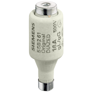 DIAZED fuse link, size DII In=16 A In=500 V AC/440 V DC