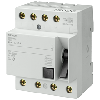 RCCB, 4-pole, type A, In: 100 A, 100 mA, Un AC: 400 V