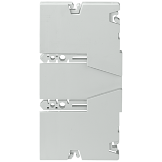 End plate for terminal cover for snapping onto standard mounting rail