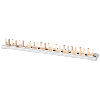 Busbar, finger-safe for N-type MCBs 5SQ, 16 mm2 Cu, 1-phase 1000 mm